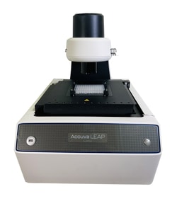 LAXCO Accuva LEAP upgradable multichannel phase-fluorescence inverted imaging system